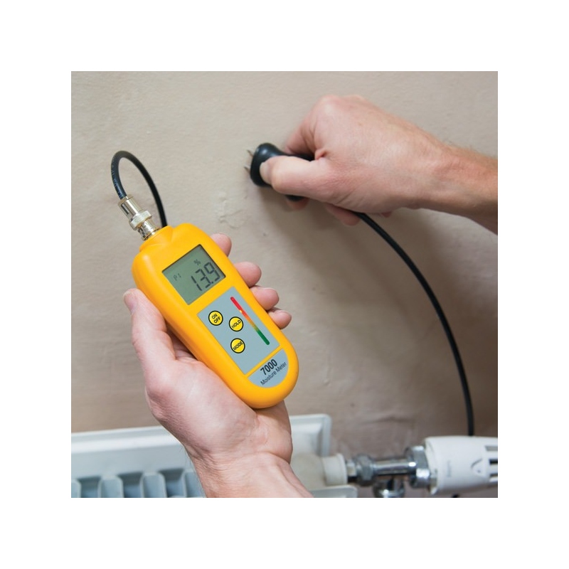 7200 Building damp meter and moisture Meter WME Scale